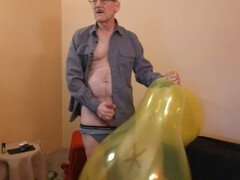 Papá, Gay, Abuelo, Látex, Masturbación
