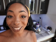 Cul, Sucer une bite, Couple, En levrette, Noir ébène, Interracial, Pov, Chatte