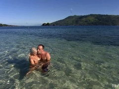 Katrin Wolf Pleasures her Boyfriend on the Beach