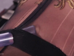 素人, お尻, 緊縛, デカ尻, デカパイ, ボンデージ, レズビアン, 淫乱熟女