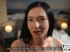 Vip4k. an old man attempts to snoop on britney dutch, but fails clumsily