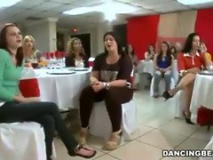 Rachel Love & her slutty friends engage in wild cock games & blowjobs