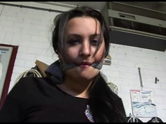 Leie, Schwarz, Vollbusig, Bekleidet, Frau, Erotischer film, Solo, Gefesselt