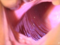 Extremo, Fetiche, Penetracion con puños, Abierta, Masturbación, Orgasmo, Chorro, Bajo la falda