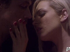 Anaal, Grote kont, Grote lul, Blond, Pijpbeurt, Hondjeshouding, Natuurlijke tieten, Tieten likken