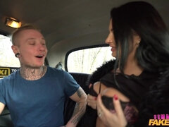 美女, デカパイ, 巨乳な, イマラチオ, バック, ハードコア, キス, ピアス