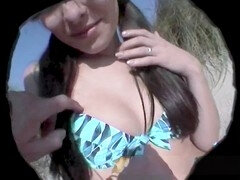 18, Amateur, Beach, Boyfriend, Fingering, Hairy, Pussy, Teen