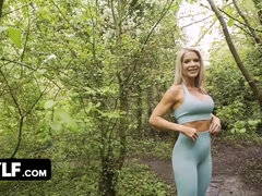 Grosse titten, Blondine, Blasen, Sperma im mund, Fingern, Milf, Mutti, Realität