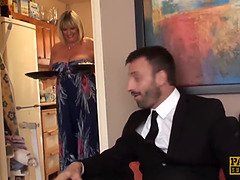 デカ尻, ブロンド, イギリス人, 口内発射, フェティッシュ, ハードコア, 淫乱熟女, ラフ