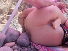 In den arsch, Strand, Klaffend, Öffentlich