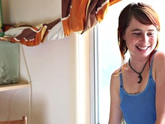 Amateur, Pies, Alemán, Natural, Coño, Pelirrojo, Solo, Tetas