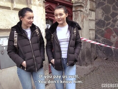 素人, 茶髪の, イく瞬間, アウトドア, ハメ撮り, 三人, オッパイの, 双子