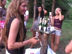 Blond, Pijpbeurt, Bruinharig, Groep, Lesbisch