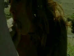 Low quality outdoor 80s hardcore with hairy blonde hoe - Vintage