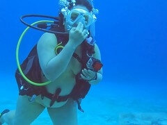 Bikini, Nackt, Im freien, Unter wasser