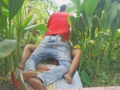 Garden, big cook, oral job