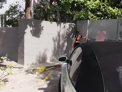 Amateur, Mamada, Morena, Tetona, Coche, Corridas faciales, Hd, Tetas naturales