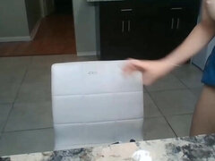 Enthousiasteling, Grote mammen, Blond, Huisgemaakt, Masturbatie, Speelgoed, Webcamera