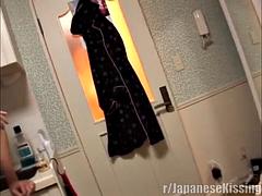 Asiatique, Bondage, Fétiche, Japonaise, Embrassement, Lesbienne, Léchez