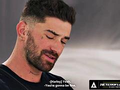 デカチン, ディルド, ゲイ, 毛深い, キス