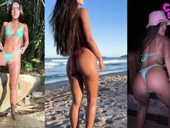 18 ans, Plage, Gros cul, Fétiche, Fille latino, Portugaise, Maigrichonne, Nénés