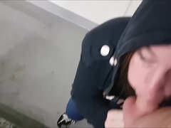 Shopping & Cock! Car, Changing Room & Big Facial