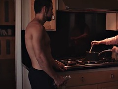 Chica, Tetona, Pareja, Corridas, Tacones, Coño, Tetas
