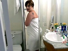Bad, Schönheit, Blasen, Braunhaarige, Hd, Reif, Spanisch, Tätowierung