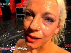 Anal, Rubia, Semen en la boca, Corridas, Grupo, Alemán, Madres para coger, Tragarse