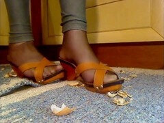 Sadomasochismus, Domination, Weibliche domination, Fetisch, Absätze, Selbstgemacht, Herrin, Schuhe