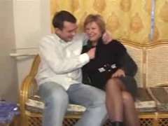German mature mom and youthfull fellow