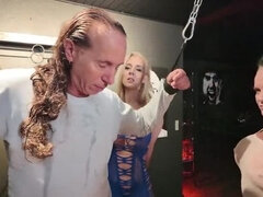 Skin Care MILF Domination - Blonde Mistress Spits on Submissive Slave