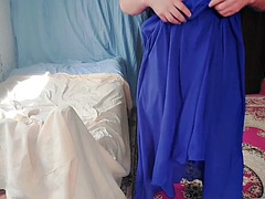 Crossdresser, Süss, Kleid, Schwul, Transe, Transfrau, Schlampe, Solo