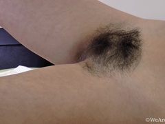 Cul, Blonde, Poilue, Lingerie, Jarretelles, Sous la jupe