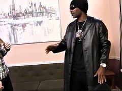 デカチン, 黒人, 異人種間, フェラする