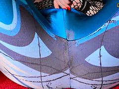 Leie, Fetisch, Fingern, Masturbation, Strumpfhose, Muschi, Russisch, Solo