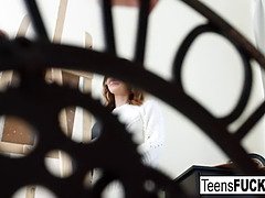 His threesome fantasies cum true as he fucks two hot teens