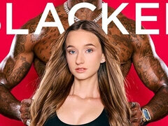 18, デカ尻, 黒人, フェラチオ, バック, 彼女, 異人種間, ティーン