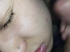 Enthousiasteling, Broeder, Sperma in mond, Sperma shot, Indisch, Orgasme, Gezichtspunt, Nat