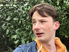 In den arsch, Schwanz, Dildo, Europäisch, Fetisch, Schwul, Masturbation, Im freien