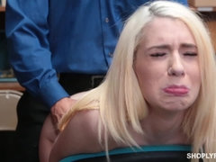Blondine, Blasen, Kehlenfick, Behaart, Hardcore, Büro, Muschi, Jungendliche (18+)
