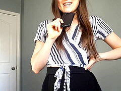 Dominacion femenina, Al aire libre, Pene, Pequeña, Público