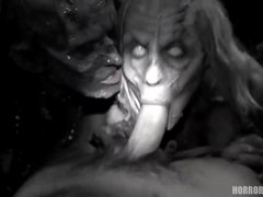 Blondine, Blasen, Kehlenfick, Pov, Titten