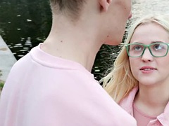 Dirty Flix - Nikki Hill - Nerdy student fucks like a slut