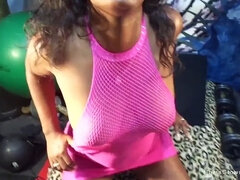 Amateur, Gros seins, Sucer une bite, Plantureuse, Noir ébène, Hd, Nue, Suçant