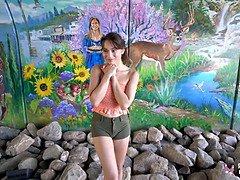 素人, カワイイ, 毛深い, Hd, オナニー, アウトドア, ハメ撮り, オッパイの