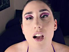 Kitty LeRoux Busty Sis POV Tease With Big Tits