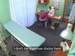 Blasen, Arzt, Hundestellung, Fingern, Lecken, Büro, Muschi, Uniform