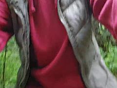 Enthousiasteling, Brillen, Harig, Hd, Rijpe lesbienne, Buiten, Alleen