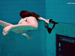 Underwater siren Vesta horny teen